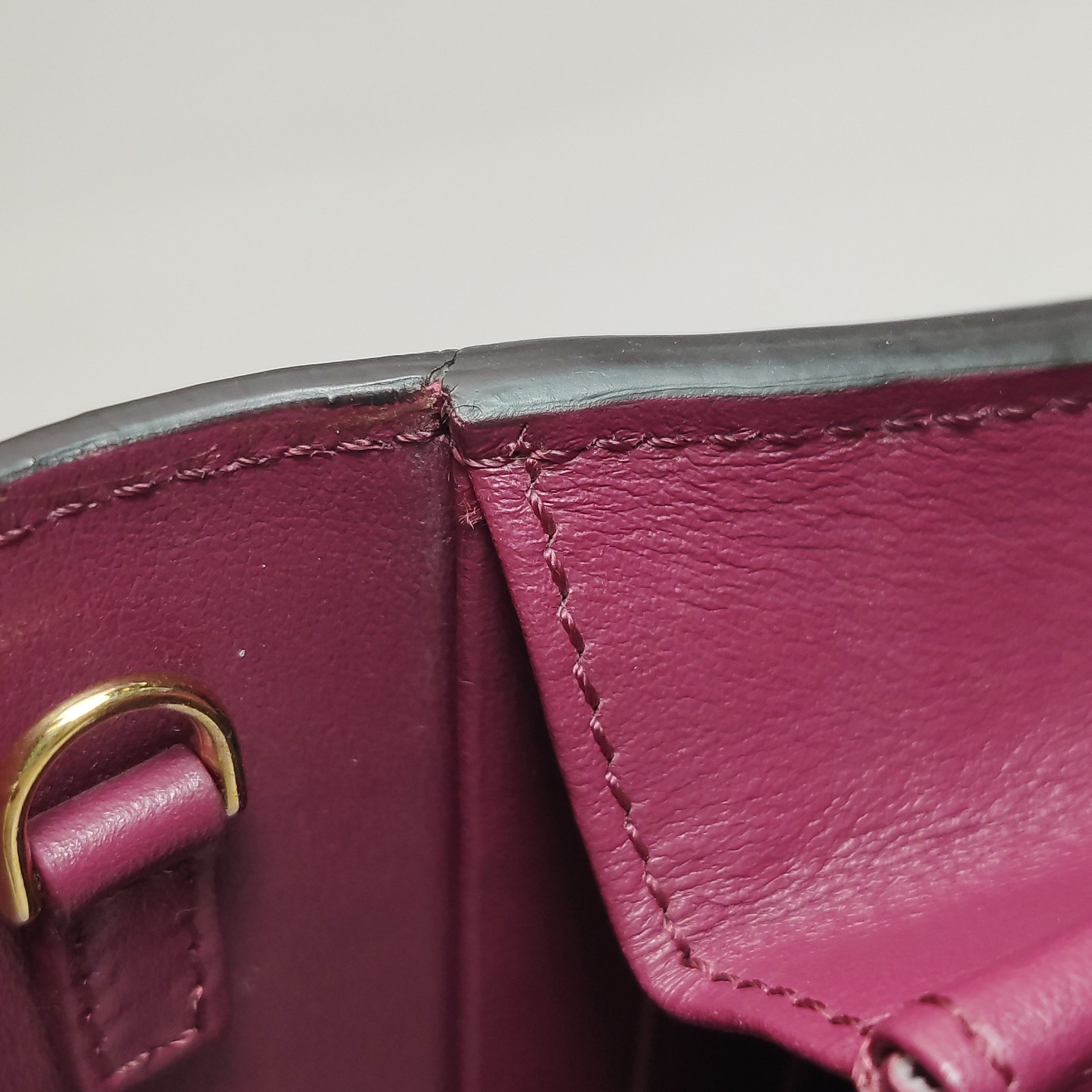 Fendi Kan I F Mini Crossbody Burgundy