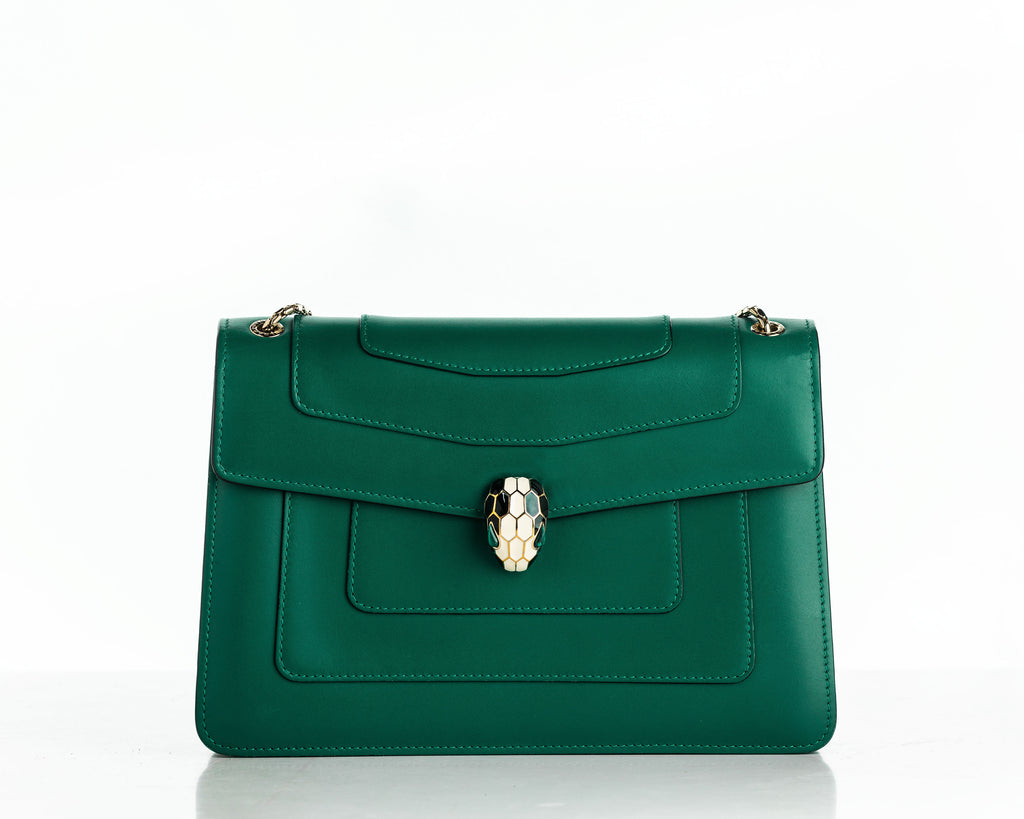 Green Serpenti Forever medium